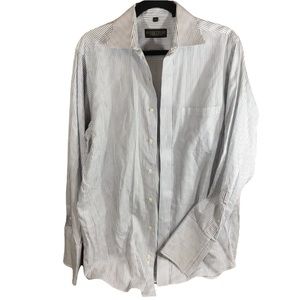 Donald Trump Striped Long Sleeve Buttondown Shirt.